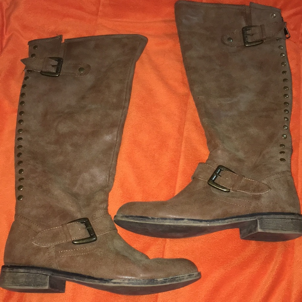 Madden Girl Knee High Riding Boots